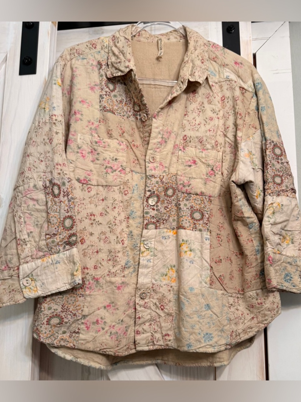 Magnolia Pearl Kelly Patchwork Jacket Western shirt EL excellent nature floralOS